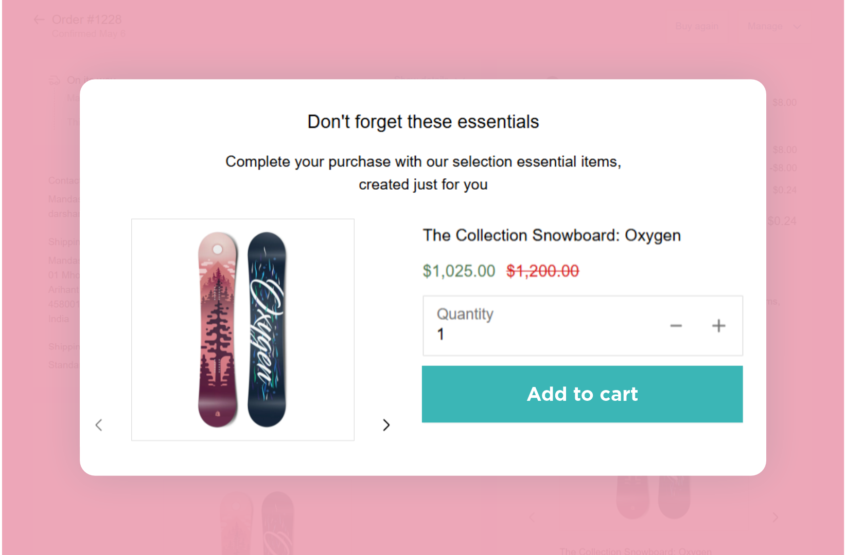 AI Upsell Offers