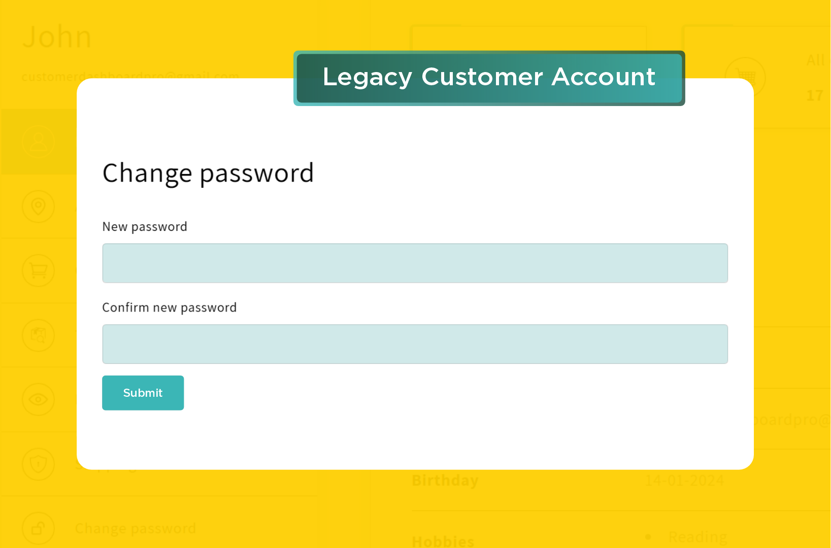 Change password