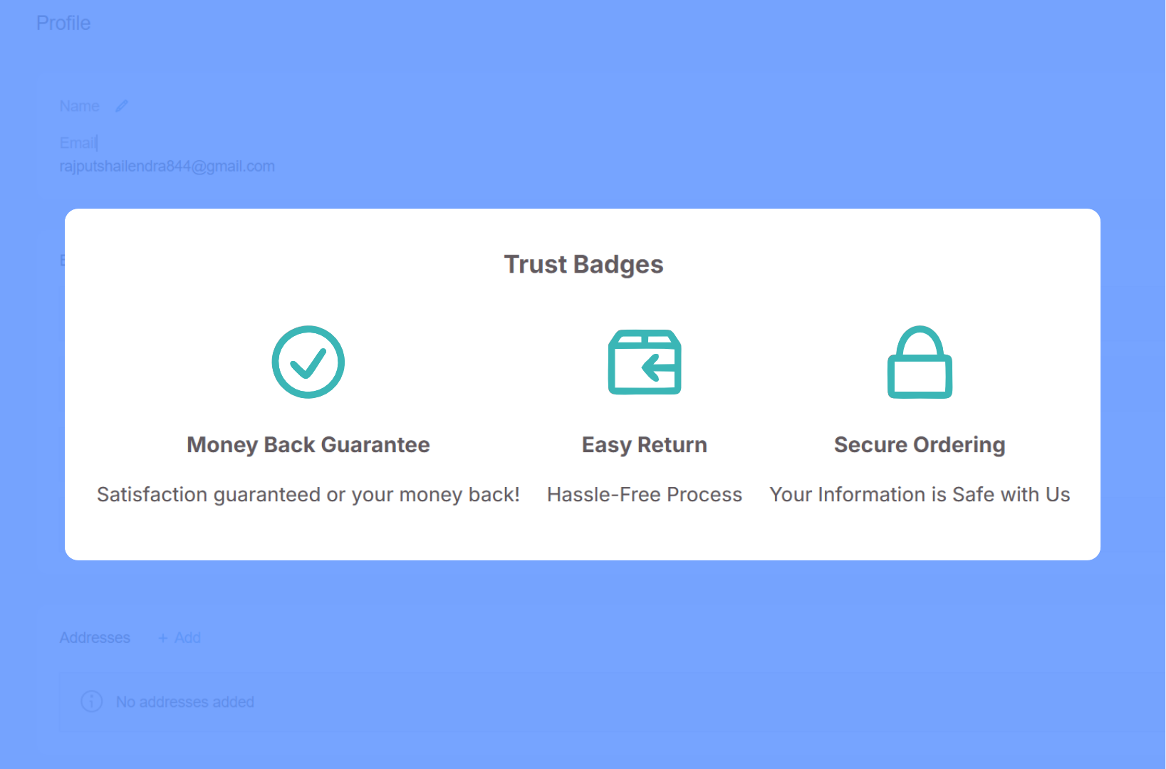 Trust badges