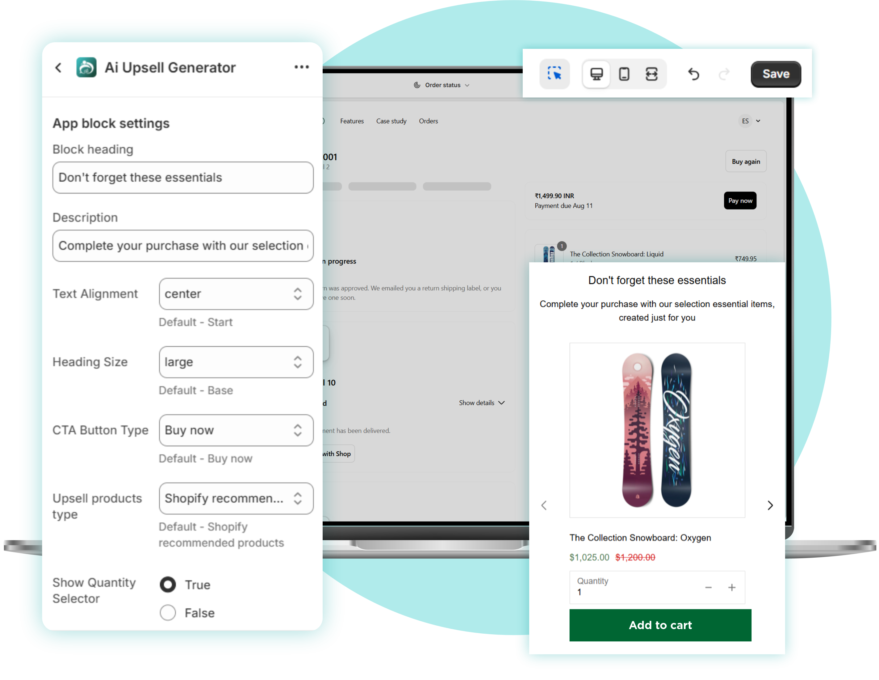 AI Upsell Offers Dashboard