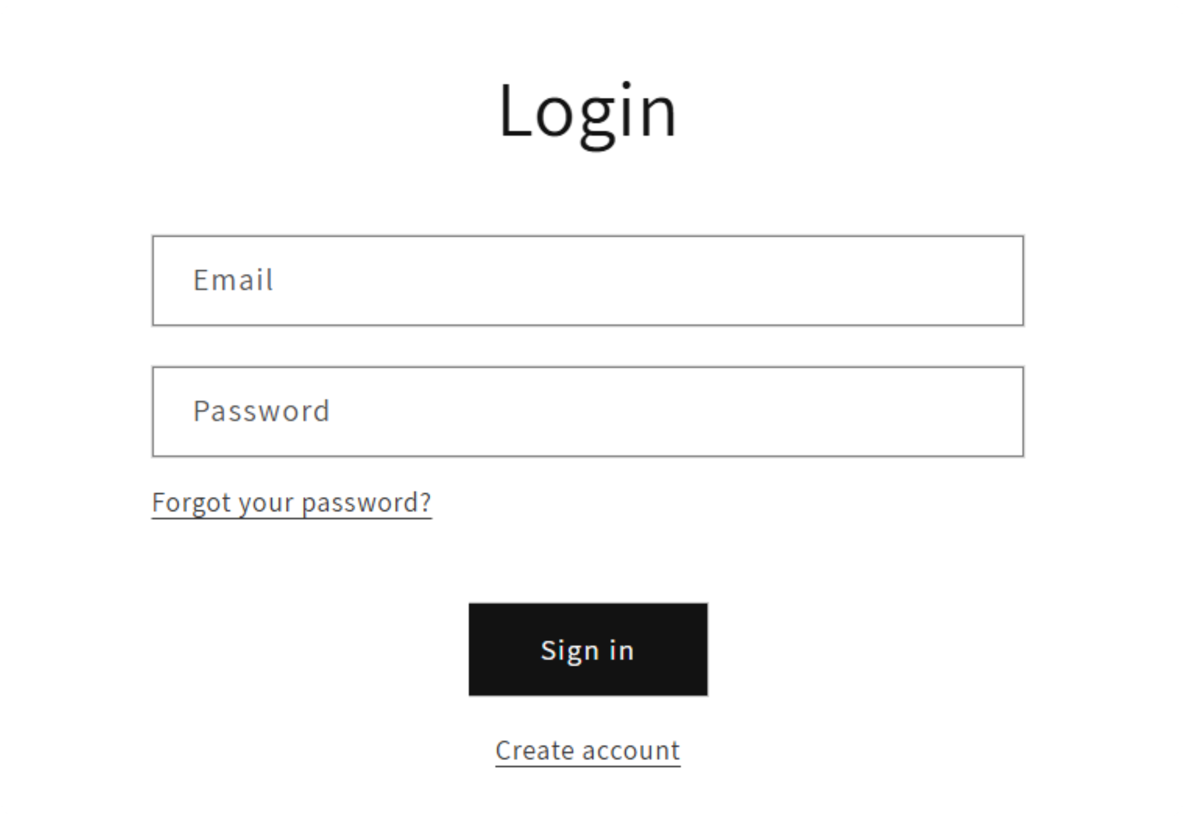 legacy customer account login page image